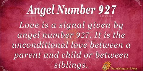 927 Angel Number Meaning .